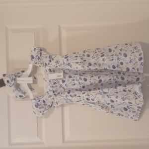 Janie and Jack Safari Flutter Sleeve Dress & Matching Headband NWT Size 6